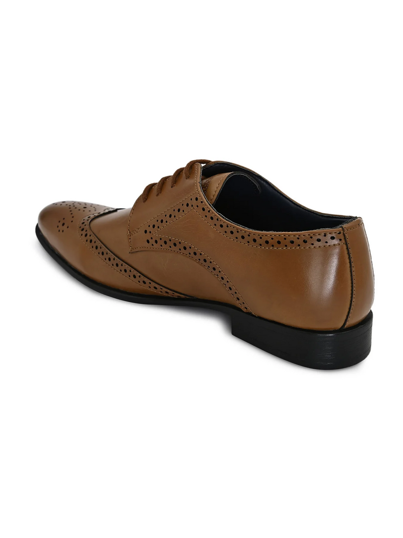 MEN FORMAL DARK BROWN BROGUES