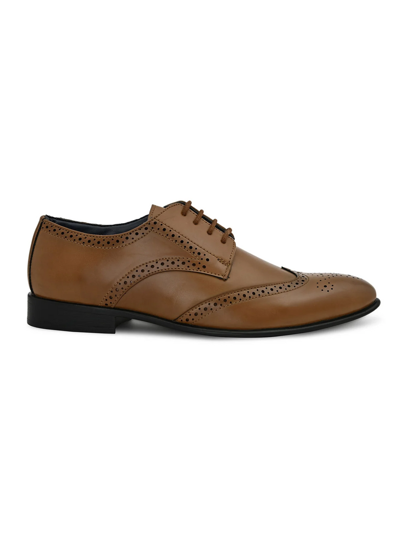 MEN FORMAL DARK BROWN BROGUES