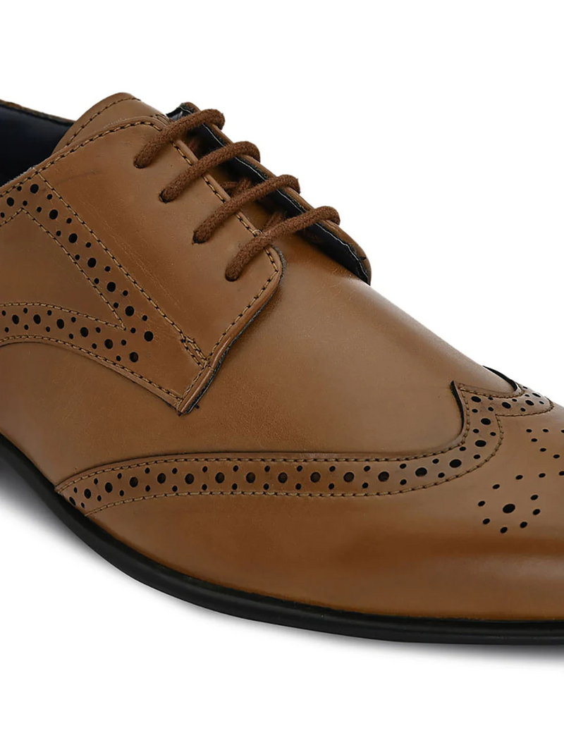 MEN FORMAL DARK BROWN BROGUES