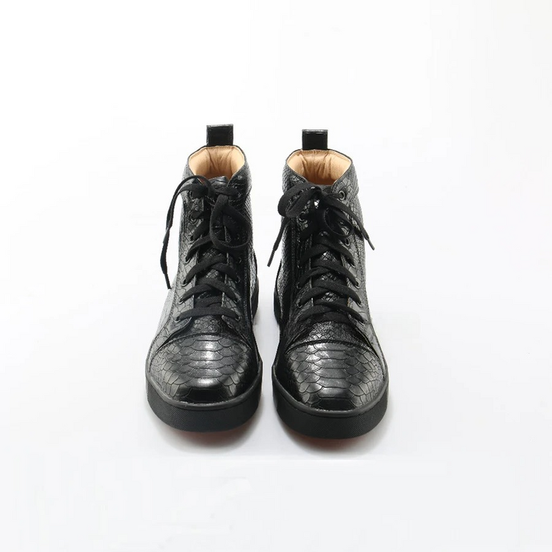 Men Casual Shoes Genuine Leather Lace Up  Shoes Leisure Sneakers