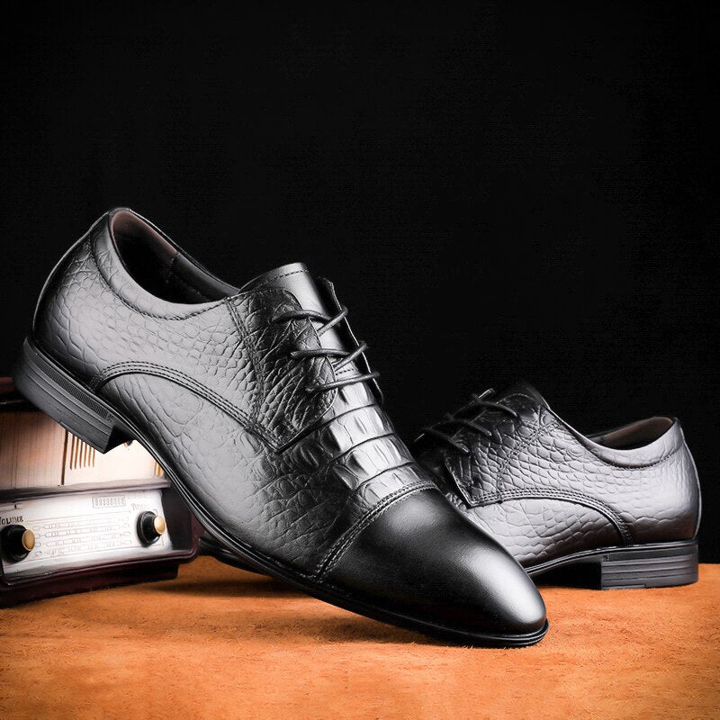 Genuine Leather Mens Casual Shoes Business Formal Shoes Evening Dress Luxury Shoes Designer