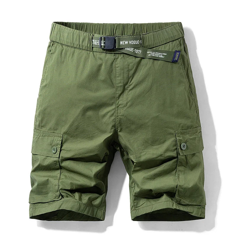 Men Pocket Military Cargo Shorts Summer Male Cotton Men Tactical Shorts Short Pants