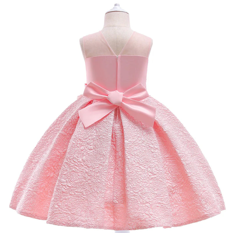 Kids Dresses Girls Skirt Wedding Party Elegant Princess Sleeveless Children Dresses Christmas