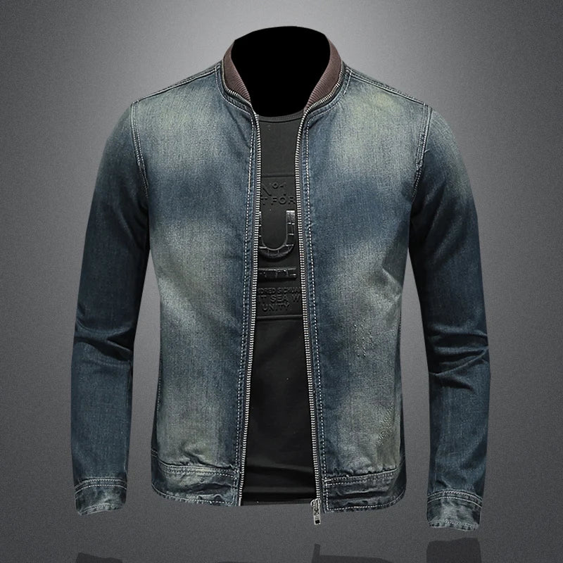 Men Denim Jackets Men Casual Tide Classic Coat Outwear Male Jeans Jackets