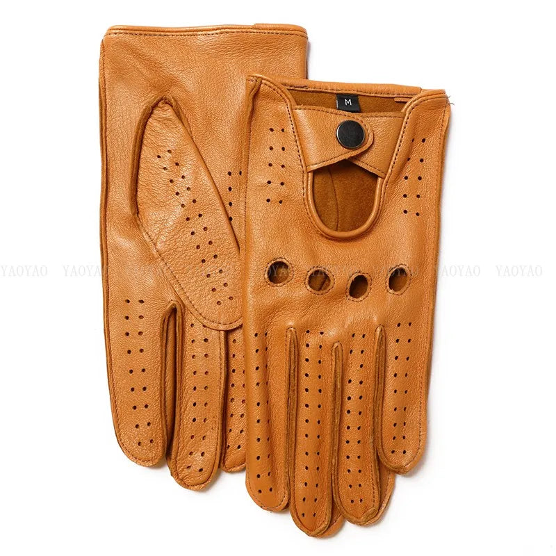 Spring Genuine Leather Glove Men