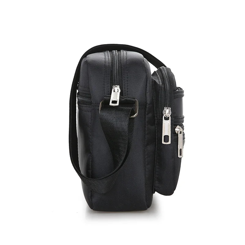 Men's Messenger Bag Mini Business Shoulder Bags Casual Cross Body Messenger Bags Male Multilayer