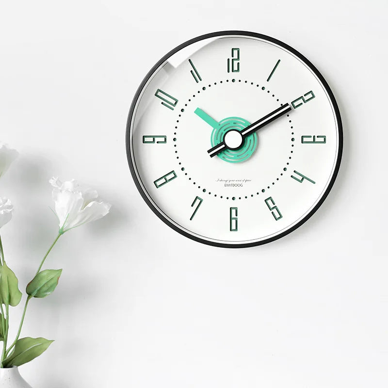 Creative Personality Ins Wall Clock Living Room Home Silent Clock Wall Nordic Quartz Clock