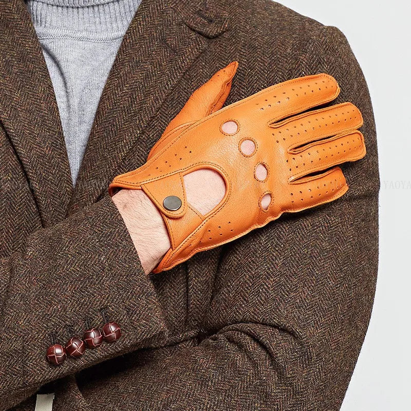 Spring Genuine Leather Glove Men