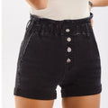 Short Jeans Casual Women Denim Shorts High Waist Elastic Summer