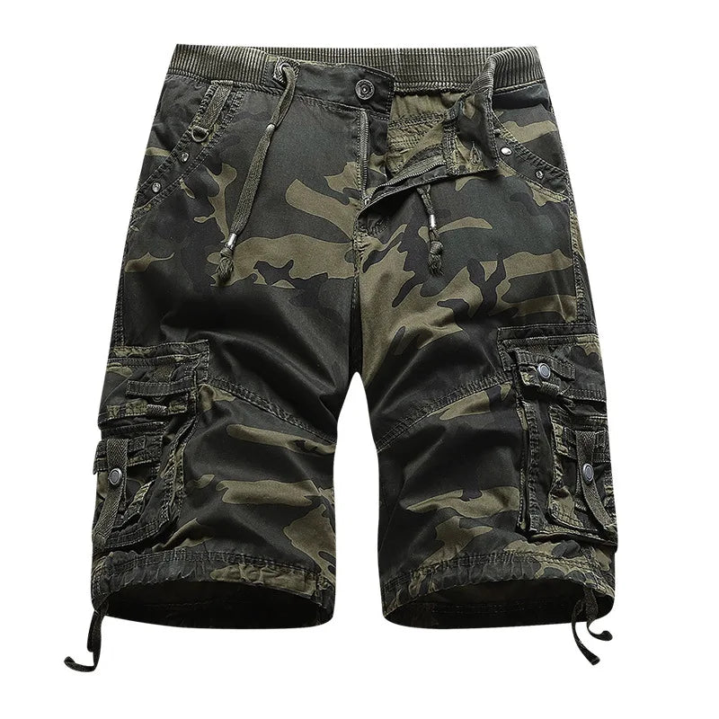 Cargo Shorts Men Summer Camouflage Cotton Casual Men Short Pants Clothing Comfortable Camo Men Cargo Shorts