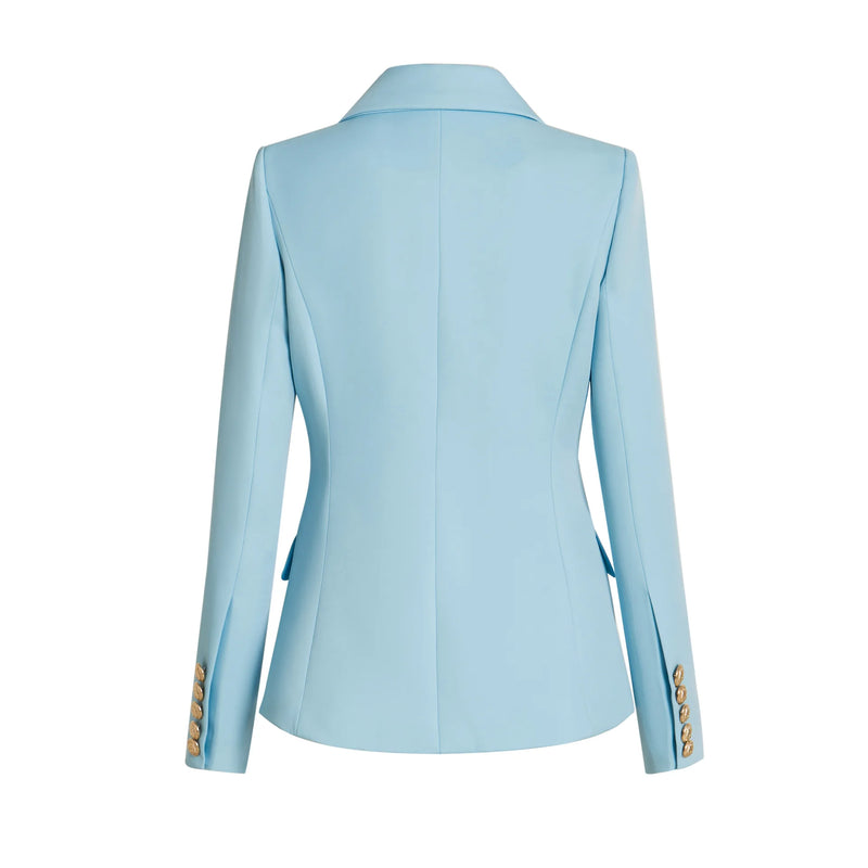 Double Breasted Women Slim Blazer