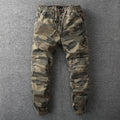 Cargo Sweatpants Pants Men Cotton Patch Drawstring Mens Joggers Military Streetwear Trousers Harem Pants