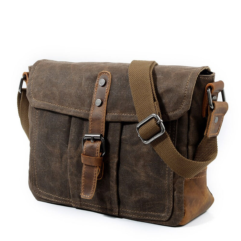 Men Crossbody Bags Male High Quality Vintage Shoulder Bag Casual Solid Messenger Bag Waterproof Satchels