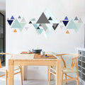 Geometric Patterns Combination Wall Stickers Minimalist Home Decoration Mural Living Room Bedroom