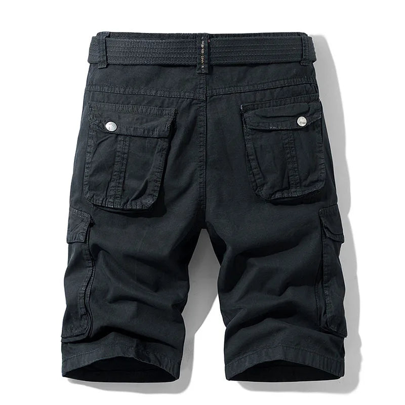 Summer Men's Multi Pocket Military Cargo Shorts Male Men Tactical Shorts