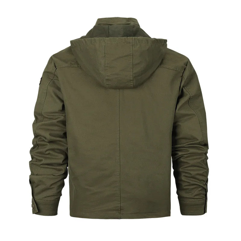 Military Men Jackets Coat Male Windbreaker Hooded Coats Casual Jacket Outerwear Men Clothing