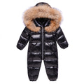 Winter Warm Kids Down Coat Thicken Waterproof Snowsuit Infant Jumpsuit Parka Baby Girl Boys Romper