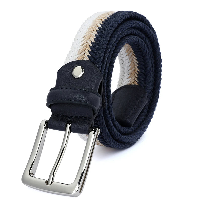 Belts Outdoor Tactical Braided Leather Belt for Jeans Male Luxury Casual Woven Straps Ceintures