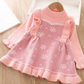 Infant Toddler Sweater Winter Dress for Girl baby underwear kid autumn knitted Clothes thick Dresses Children Christmas Clothing