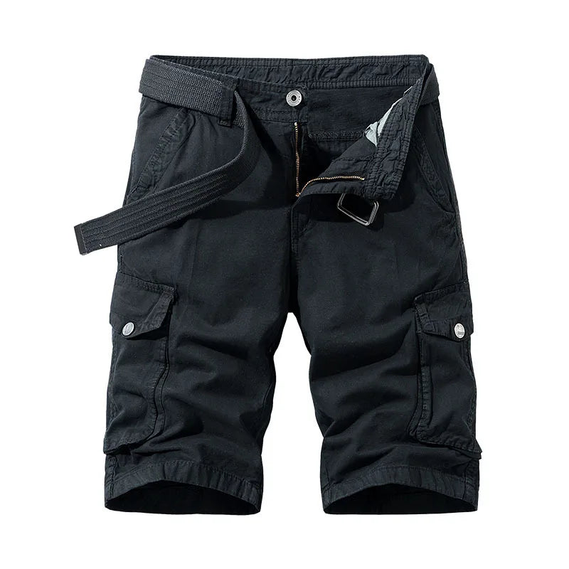 Summer Men's Multi Pocket Military Cargo Shorts Male Men Tactical Shorts