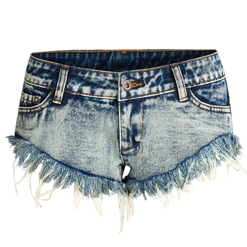 Denim Shorts Women Casual Mini Jeans Short Trousers Beach Booty Shorts