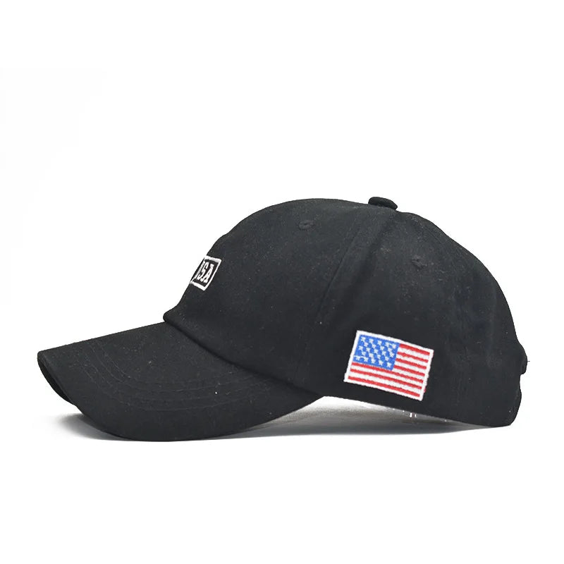 American Flag Baseball Caps For Streetwear Cap Cotton Snapback Hats