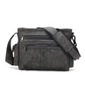 Men Leather Shoulder Bags Casual Vintage Crossbody Bag Large Capacity Travel Bags Messenger Bag Satchels