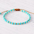 Womens Bracelet Stone Beads String Friendship Bracelet Handmade Boho Beaded Girls Bracelet Gift