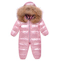 Winter Warm Kids Down Coat Thicken Waterproof Snowsuit Infant Jumpsuit Parka Baby Girl Boys Romper