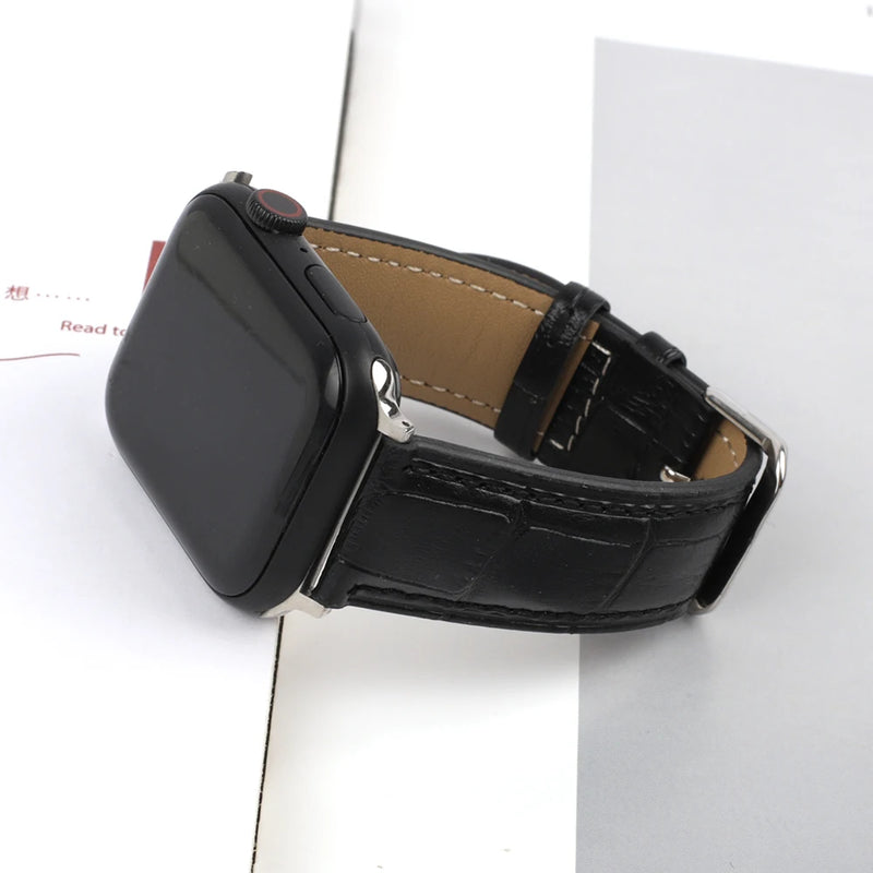 Leather Watchband for Watch Band Series 6 5 4 3 2 1 SE watch Band Watch Strap