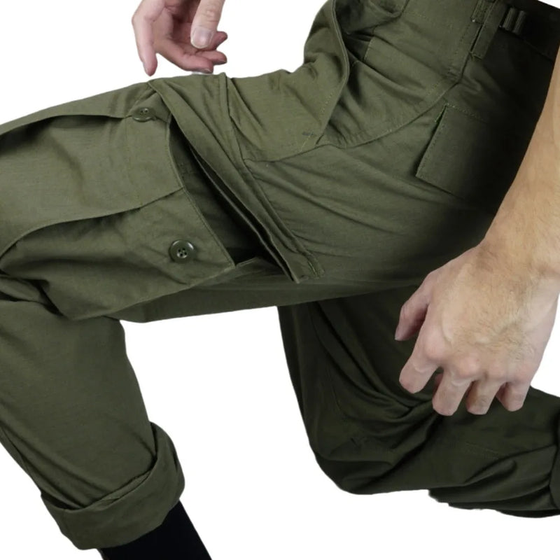 Cargo Pants Paratrooper Uniforms Trousers Army Green