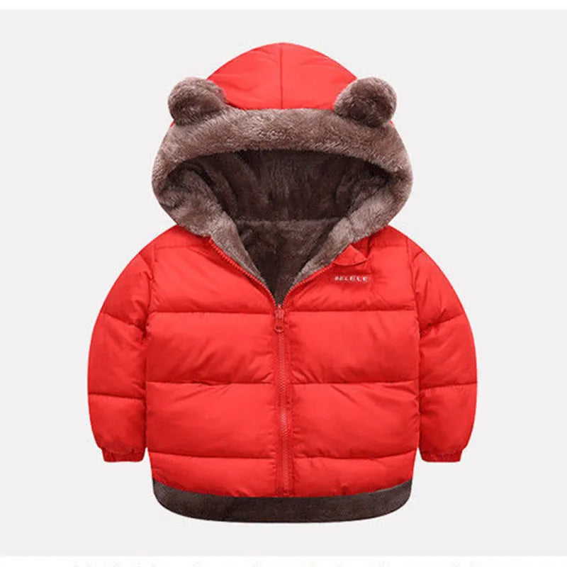 Padded Coat Coat, Baby Cartoon Cute Winter Padded Jacket