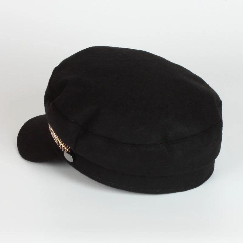 Outdoor Beret Caps hats With Chain