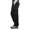 Cargo Pants Men Cotton Tactical Multi-Pocket Overalls Male Combat Loose Trousers Military Work Straight Joggers