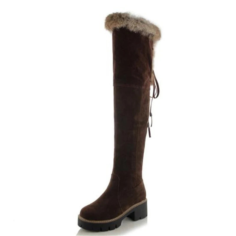 Women Boots Autumn and winter Cashmere Keep warm Winter boots