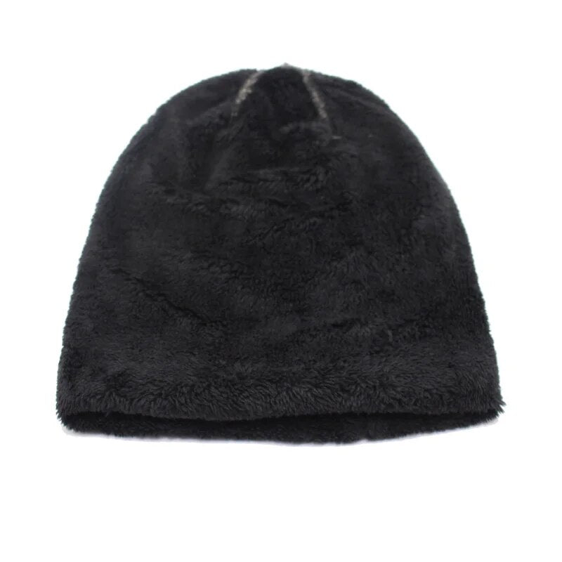 Winter Beanie Knit Hat Men Caps Mask Baggy Bonnet Soft Skullies Beanies Winter Hats For Men Women Cap Hat