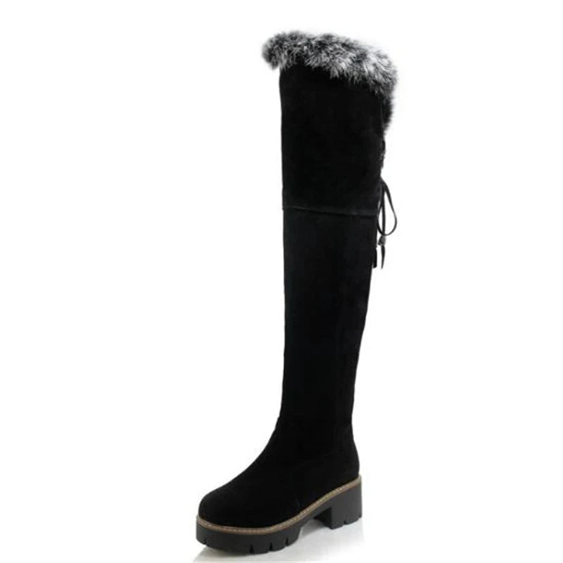 Women Boots Autumn and winter Cashmere Keep warm Winter boots