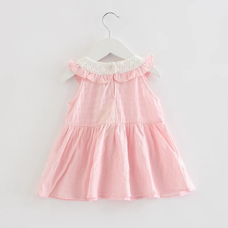 Baby Girls Dress Children Clothes Sleeveless Kids Birthday Dress Girls Princess Dress 0-2Y