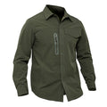 Summer Shirt Men Outwear Tactical Combat Shirts Men Military Long Sleeve Shirts