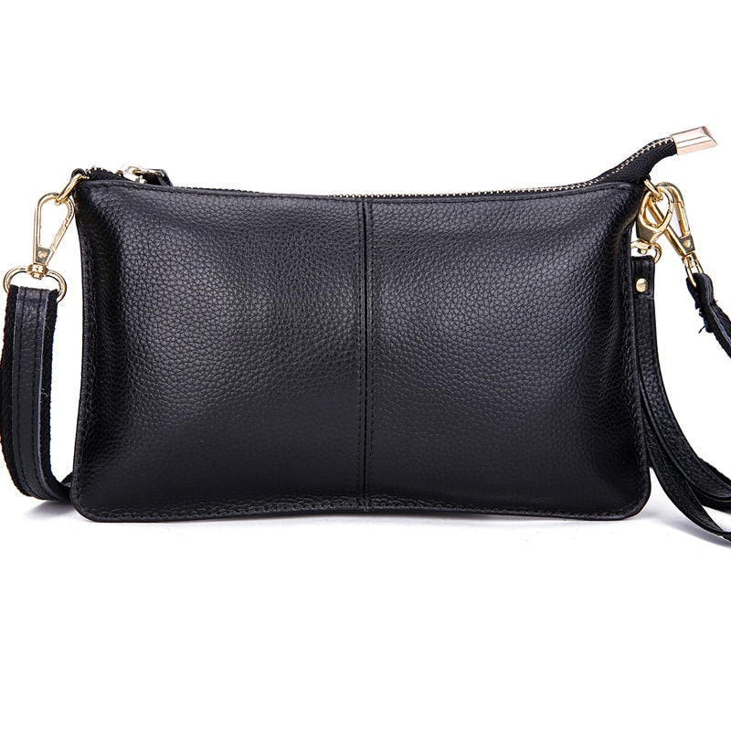 Women Genuine Leather Day Clutches Candy Shoulder Bags Women Crossbody Bags Small Clutch Bags