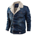 Winter Denim Jacket Men Wool Liner Warm Mens Jackets and Coats Outwear Windbreaker Clothing