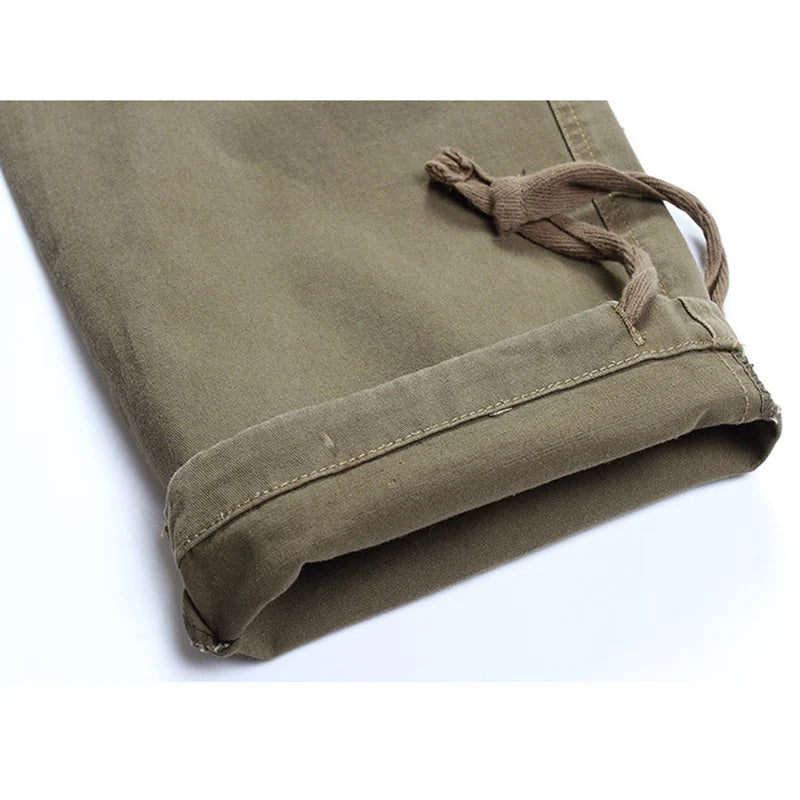 Men Cargo Pants Military Army green Loose Fit Outdoor Tactical Training Baggy Cargo Pants Big Pockets