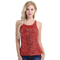 Women Shine Glitter Sequin Tank Tops Embellished Sleeveless Vest Style Clothing for Cocktail Party Clubwear