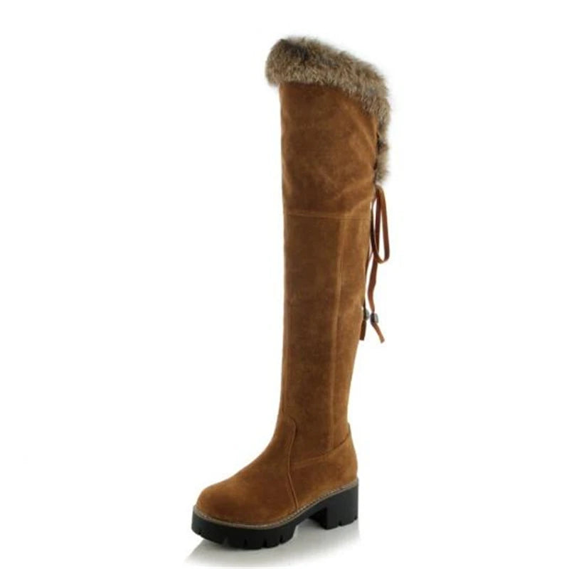 Women Boots Autumn and winter Cashmere Keep warm Winter boots