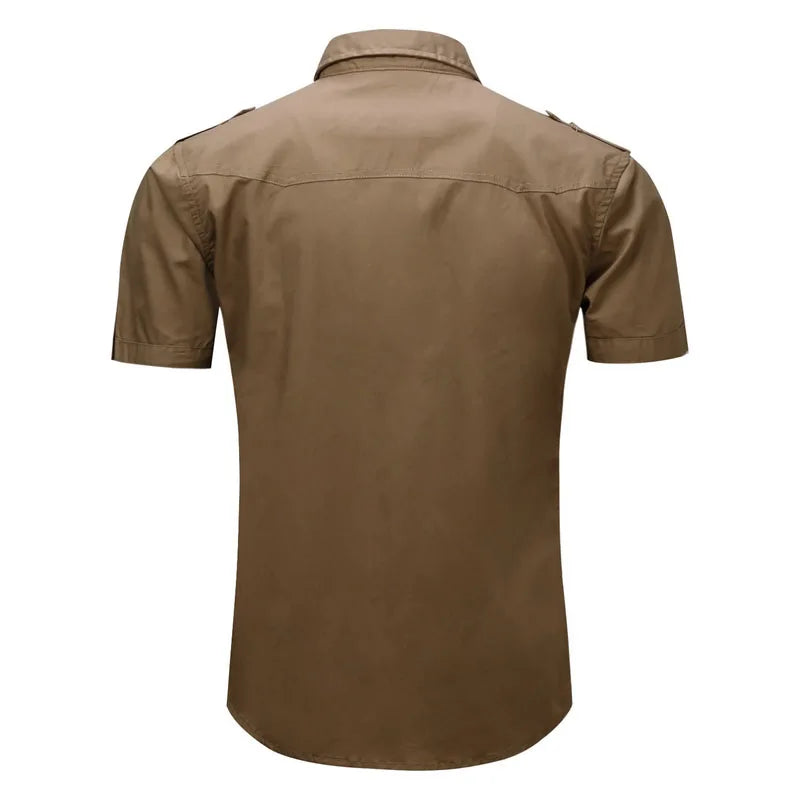 Men's Shirts Short Sleeve Oversized Summer Streetwear Casual Shirt Men Clothing