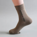 Winter Business Pure Cotton Loose Rib Hose Striped Socks Male Thick Warm