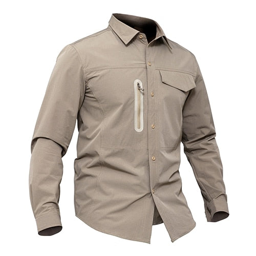 Summer Shirt Men Outwear Tactical Combat Shirts Men Military Long Sleeve Shirts