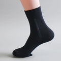 Winter Business Pure Cotton Loose Rib Hose Striped Socks Male Thick Warm