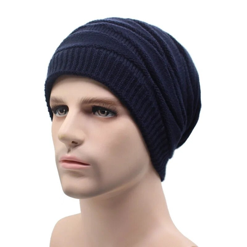 Winter Beanies Knitted Hat Men Caps Warm Baggy Skullies Balaclava Bonnet Mask Winter Hats For Men Women Hat