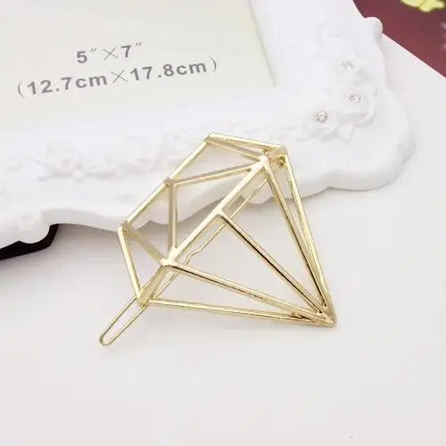 Hairpins for Women Geometric Hair Clips Barrettes Hair Accessories